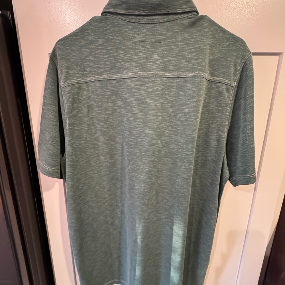Tommy Bahama Sage Green Polo Shirt - Picture 2 of 3